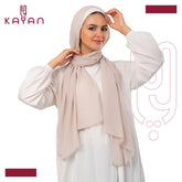 Chiffon Plain Scarf
